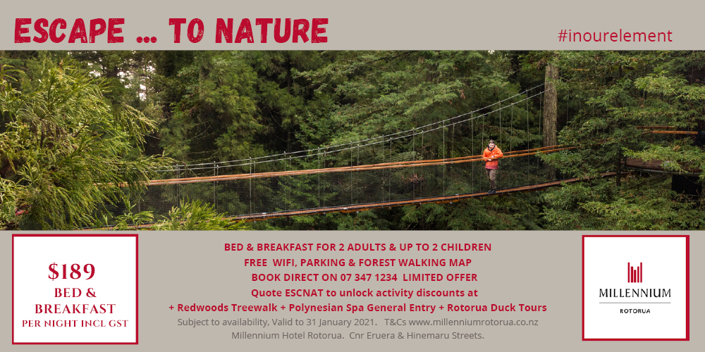 Millennium Hotel Rotorua - Escape to Nature